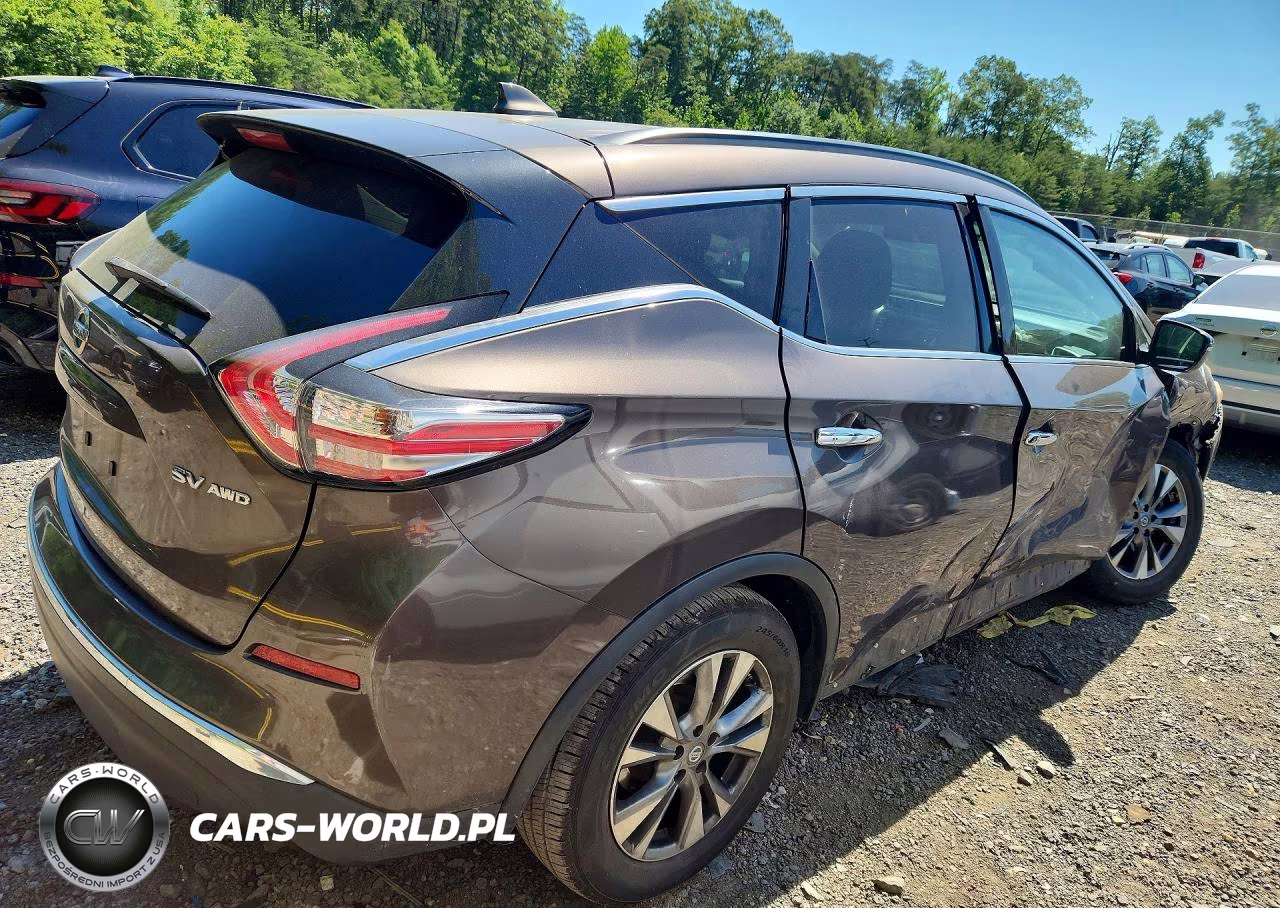 2016 Nissan Murano Sv VIN:5N1AZ2MH1GN157969 - 3