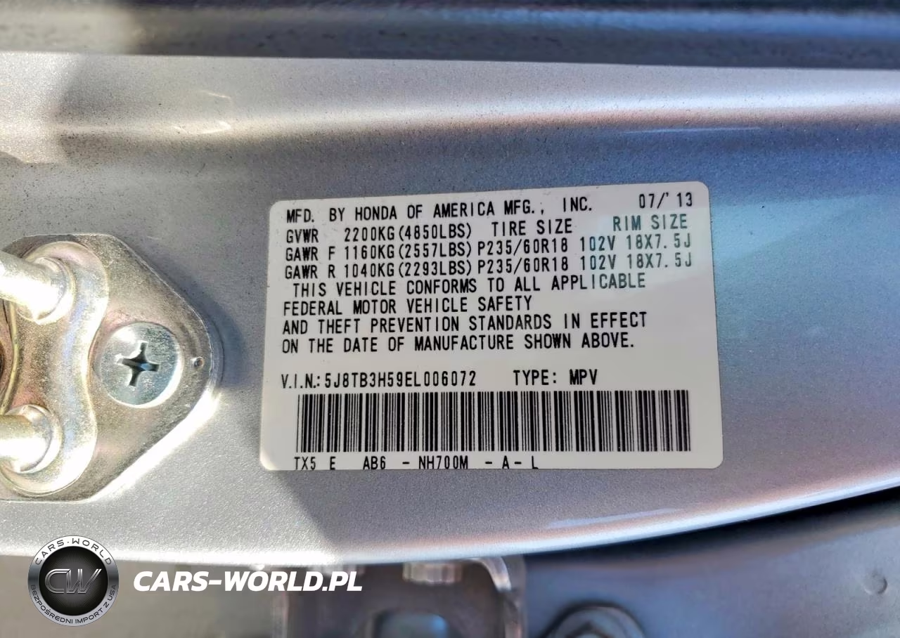 2014 Acura Rdx Technology VIN:5J8TB3H59EL006072 - 14