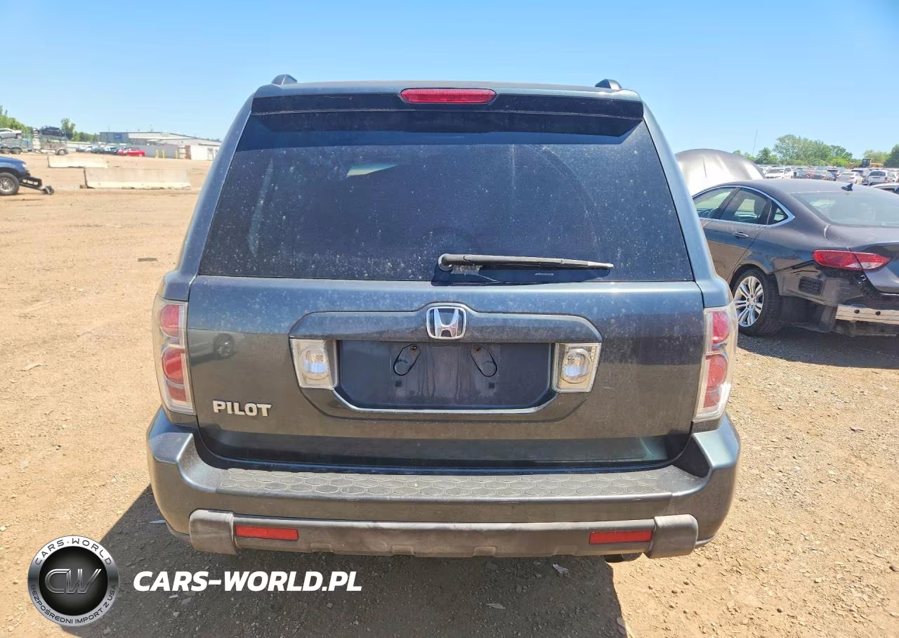 2006 Honda Pilot Ex VIN:5FNYF28576B001251 - 6