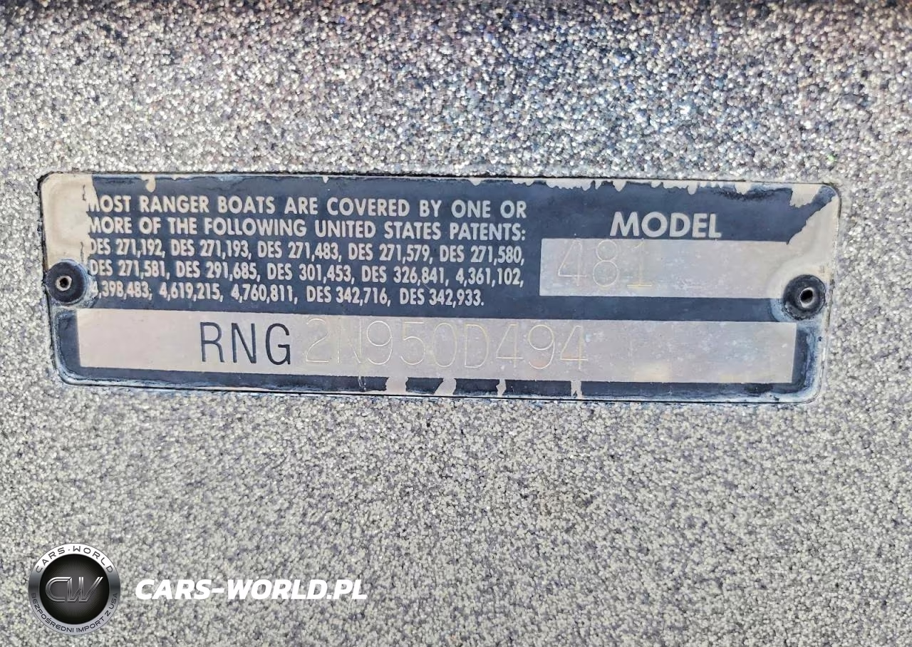 1994 Ranger Boat VIN:LOT-3-55997236 - 10