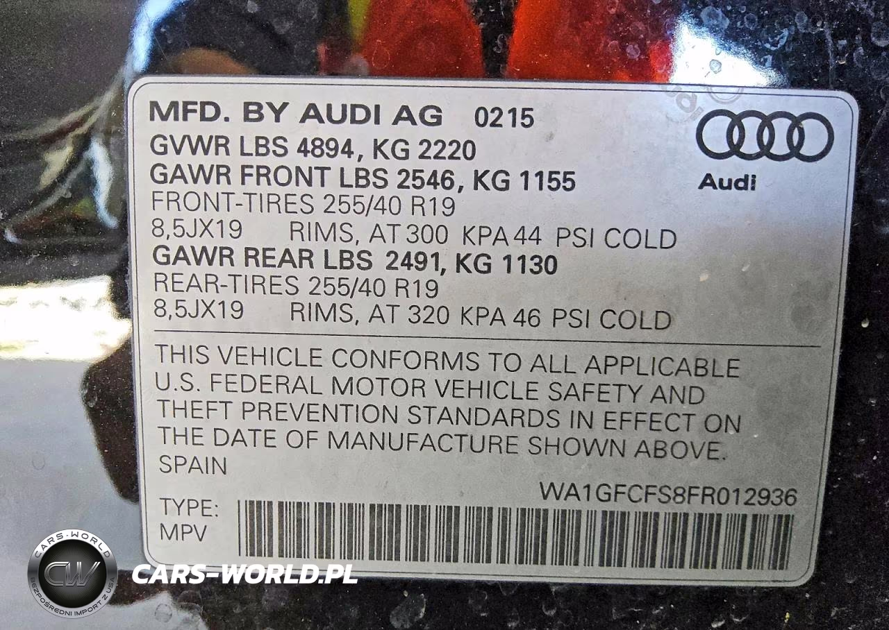 2015 Audi Q3 Prestige VIN:WA1GFCFS8FR012936 - 14