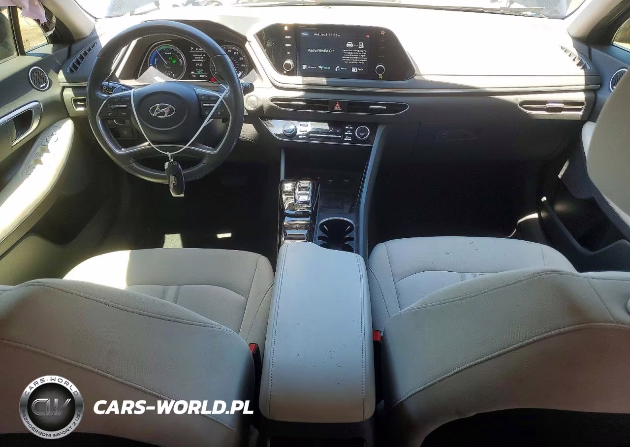 2021 Hyundai Sonata Hybrid Sel VIN:KMHL34JJXMA021890 - 8