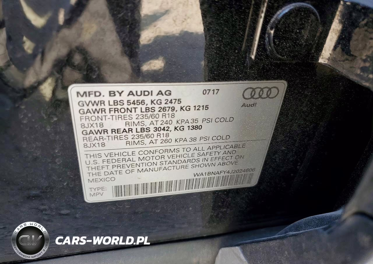 2018 Audi Q5 Premium Plus VIN:WA1BNAFY4J2024606 - 12