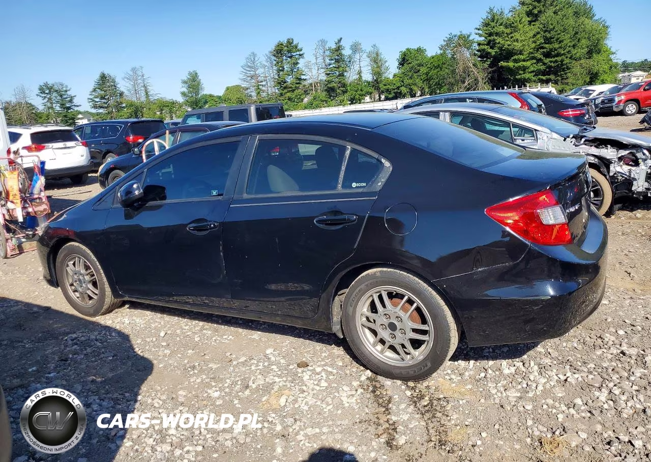 2012 Honda Civic Lx VIN:19XFB2F53CE347501 - 2