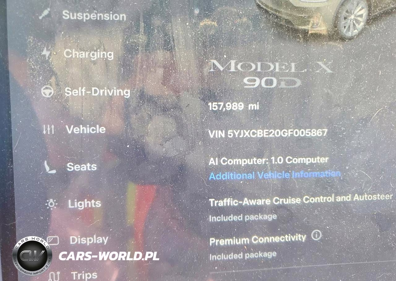 2016 Tesla Model X VIN:5YJXCBE20GF005867 - 9