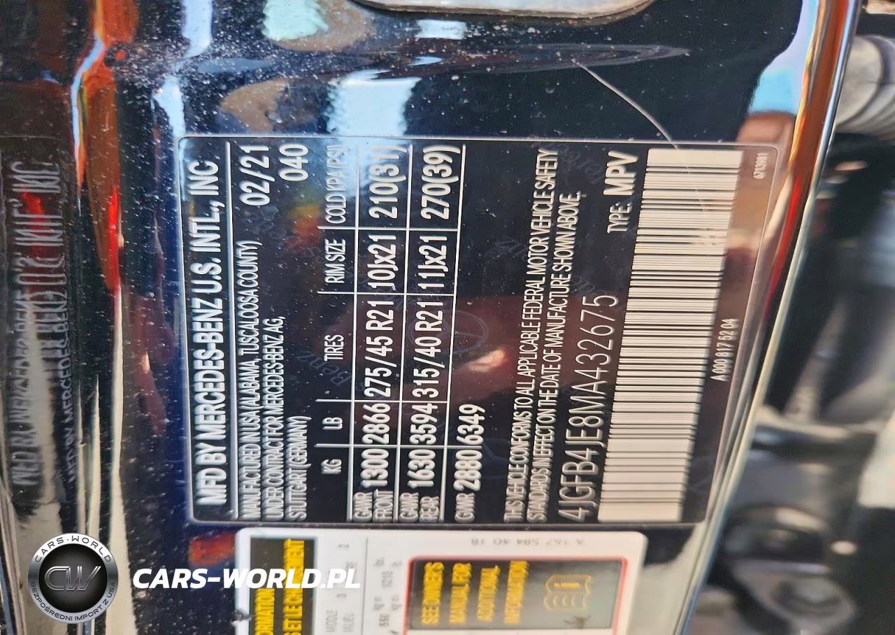2021 Mercedes-Benz Gle 350 VIN:4JGFB4JE8MA432675 - 13