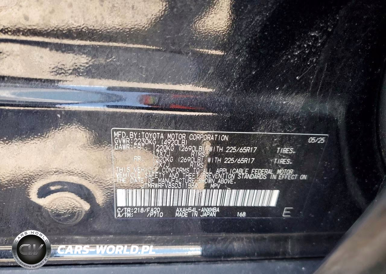 2025 Toyota Rav4 Hybrid Xle VIN:JTMRWRFV8SD311569 - 13