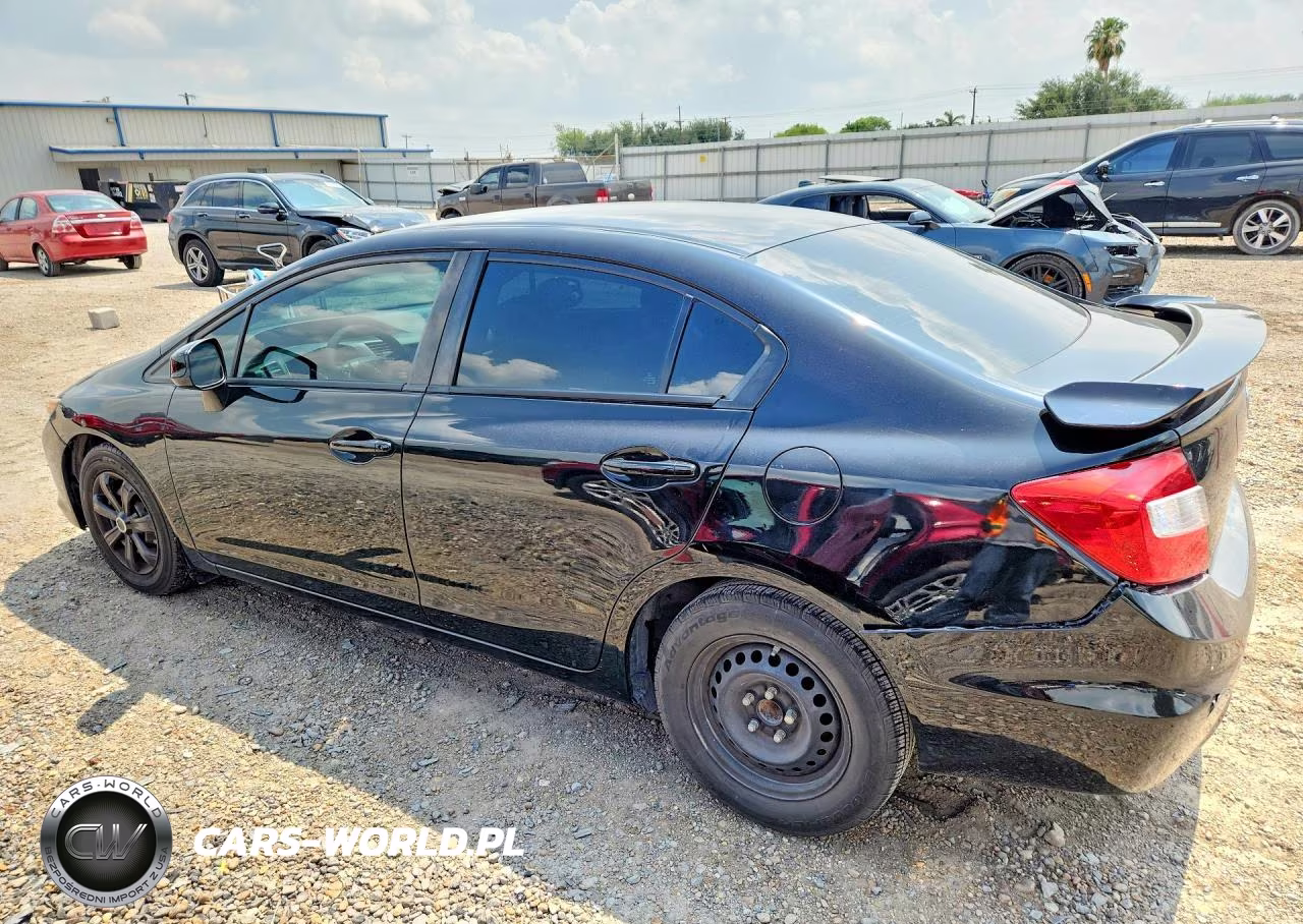 2012 Honda Civic Lx VIN:19XFB2F57CE107738 - 2