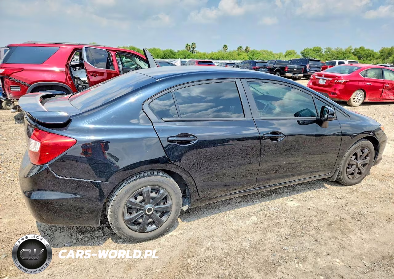 2012 Honda Civic Lx VIN:19XFB2F57CE107738 - 3