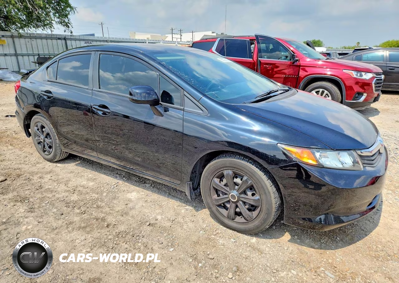 2012 Honda Civic Lx VIN:19XFB2F57CE107738 - 4