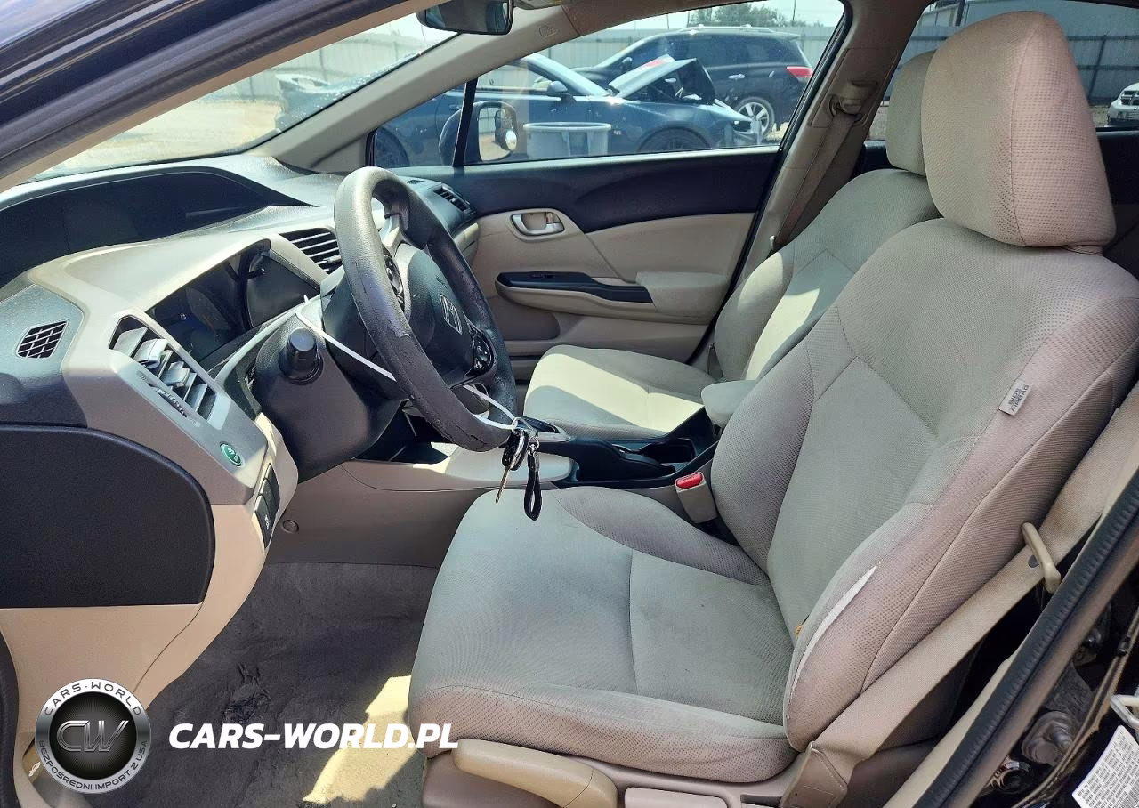 2012 Honda Civic Lx VIN:19XFB2F57CE107738 - 7