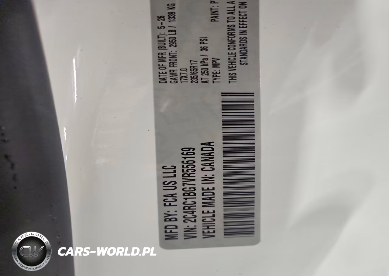 2027 Chrysler Pacifica Select VIN:2C4RC1BG7VR556169 - 13