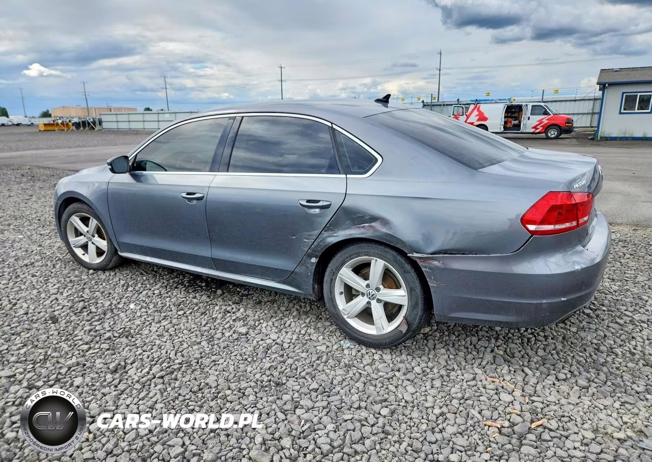 2013 Volkswagen Passat Se VIN:1VWBP7A37DC093686 - 2