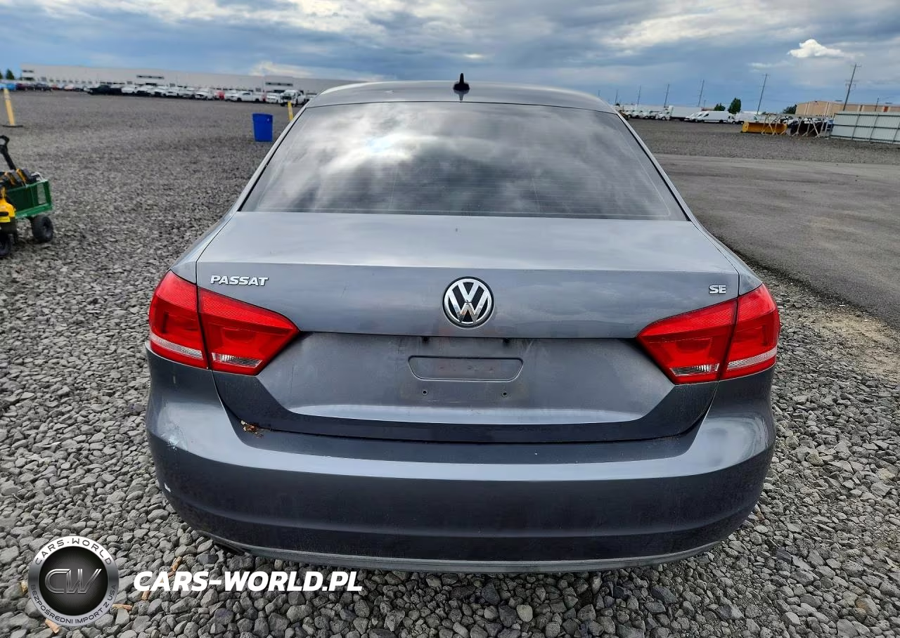 2013 Volkswagen Passat Se VIN:1VWBP7A37DC093686 - 6