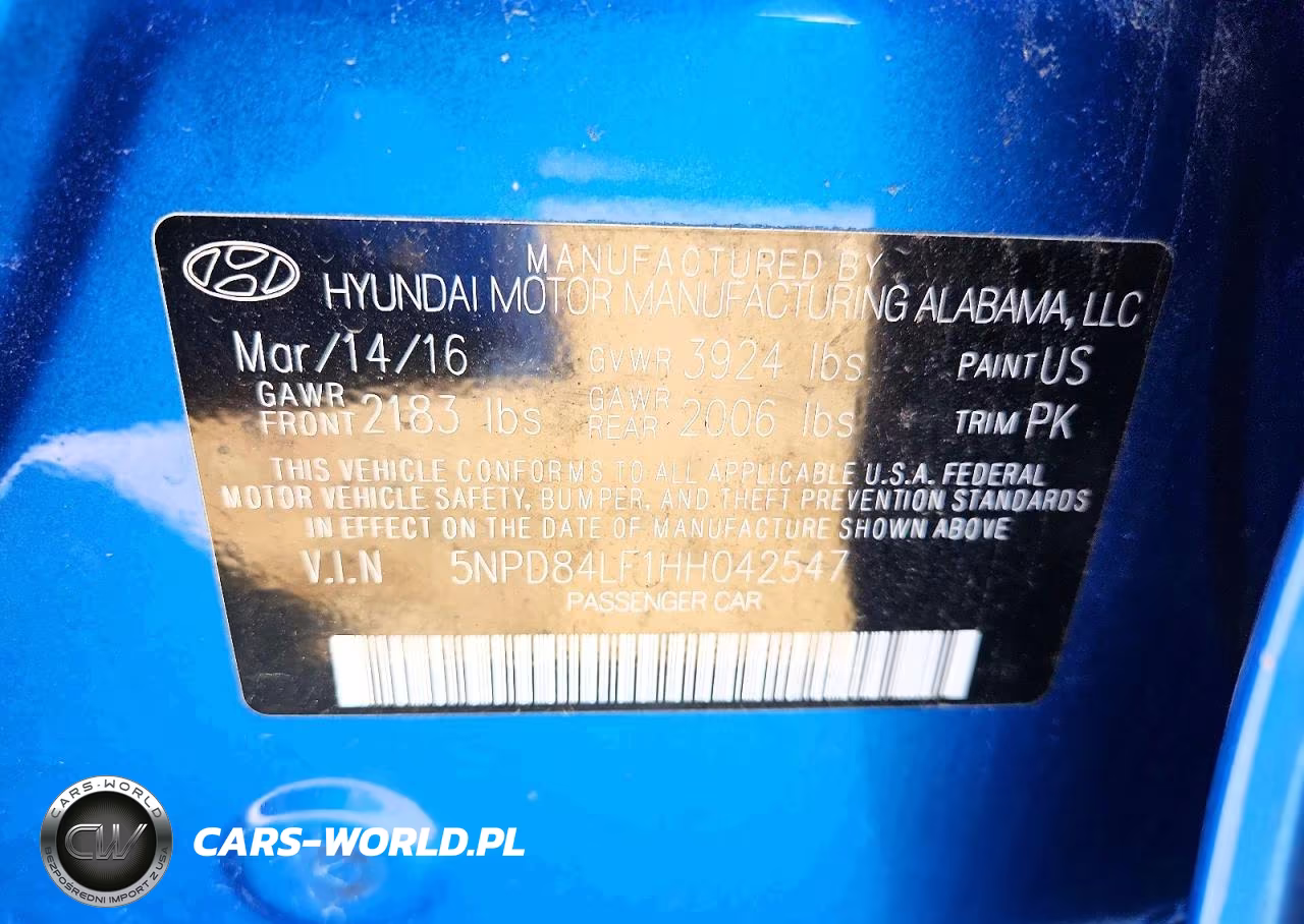 2017 Hyundai Elantra Se VIN:5NPD84LF1HH042547 - 12