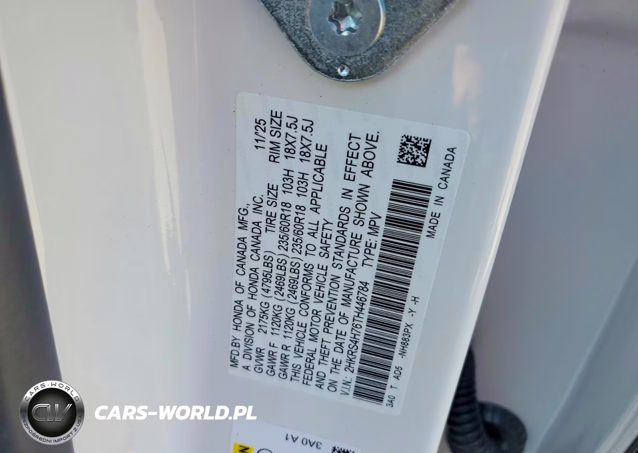 2026 Honda Cr-V Exl VIN:2HKRS4H76TH446784 - 13