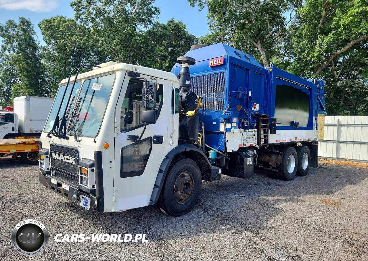 2018 Mack Lr600 Refuse Truck VIN:1M2LR04C7JM001515 - 2