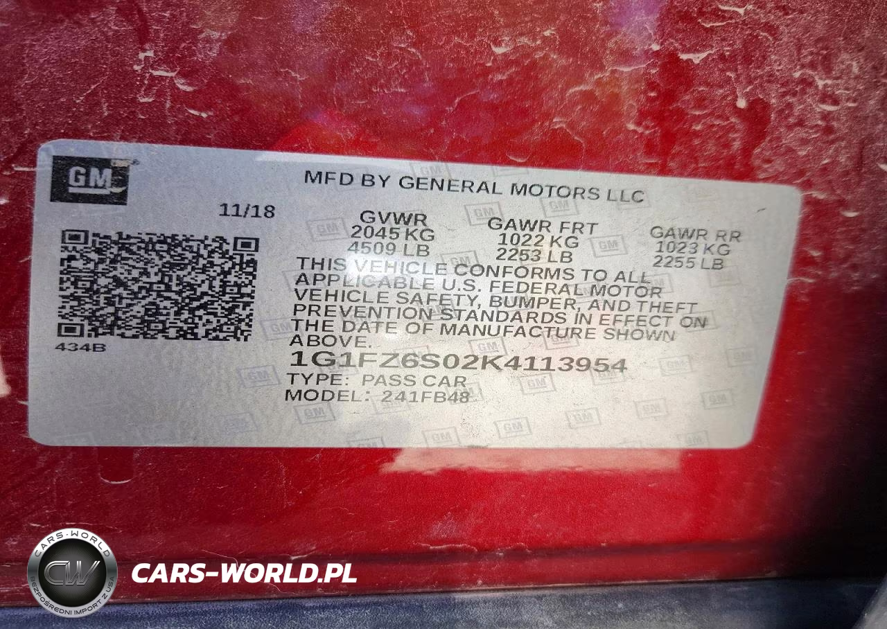 2019 Chevrolet Bolt Ev Premier VIN:1G1FZ6S02K4113954 - 12