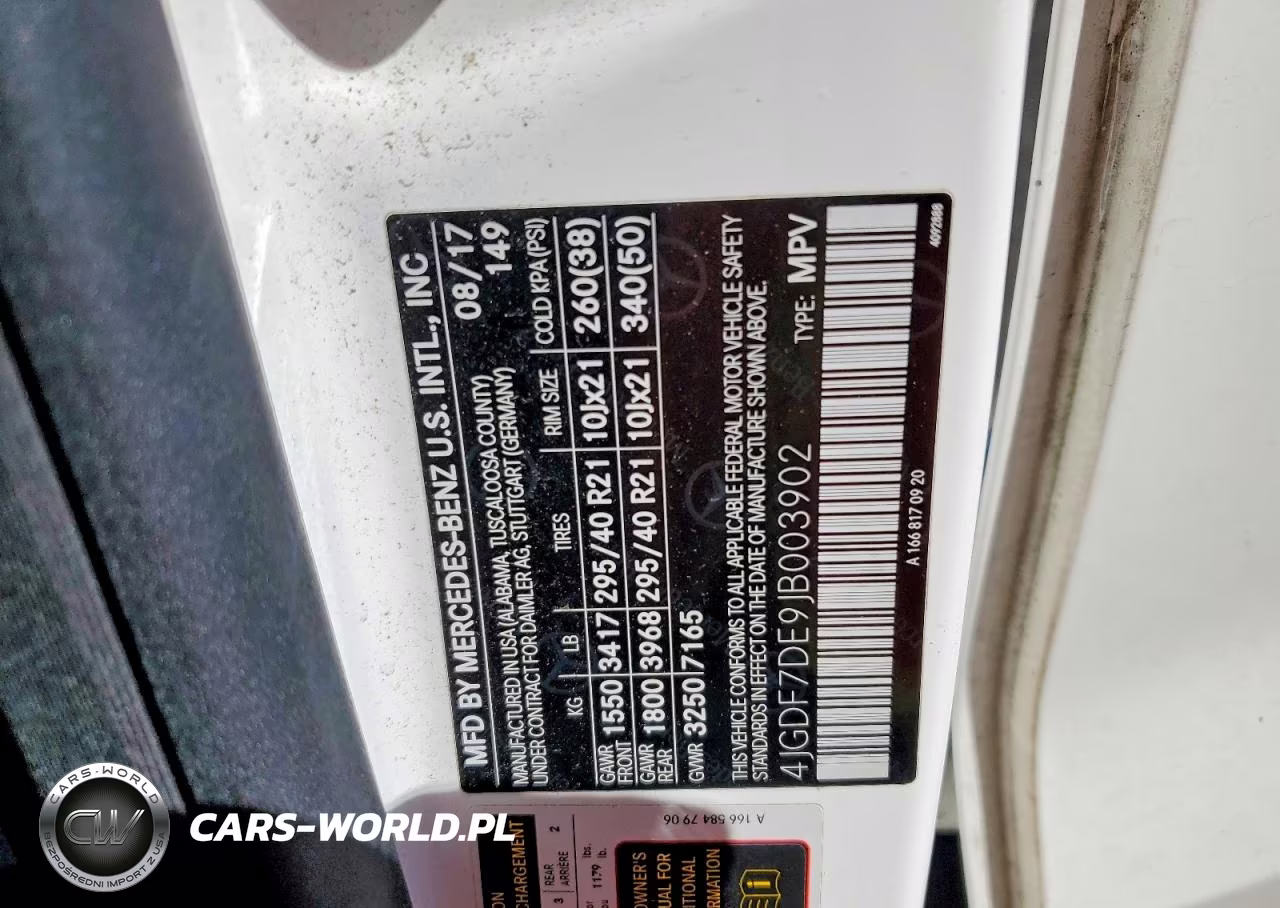 2018 Mercedes-Benz Gls 550 4Matic VIN:4JGDF7DE9JB003902 - 14