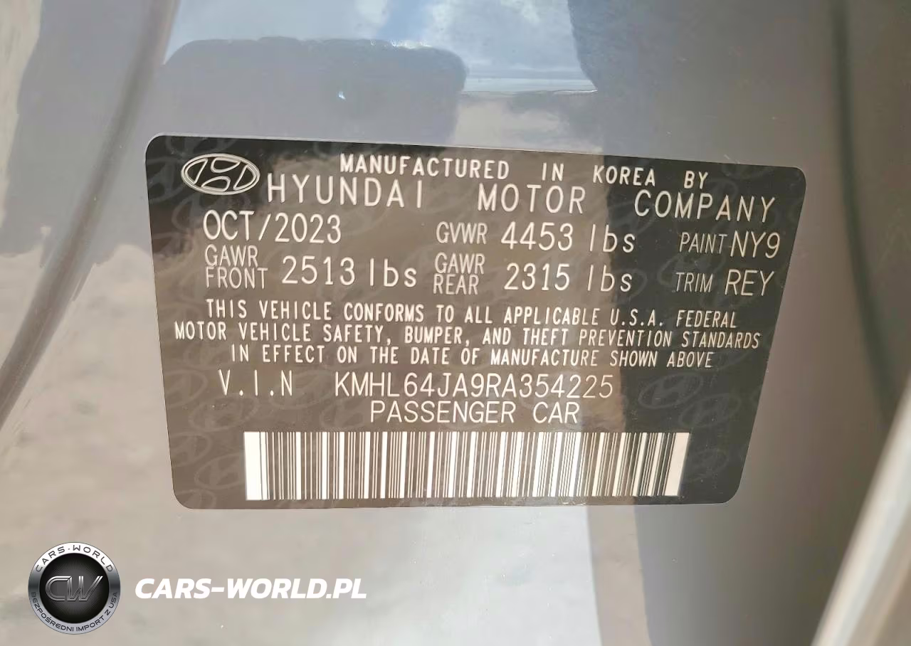 2024 Hyundai Sonata Sel VIN:KMHL64JA9RA354225 - 12