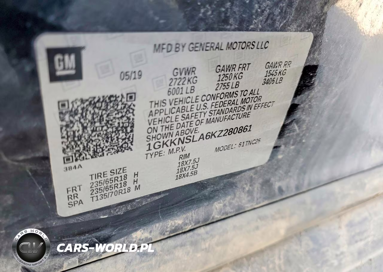 2019 GMC Acadia Sle VIN:1GKKNSLA6KZ280861 - 13