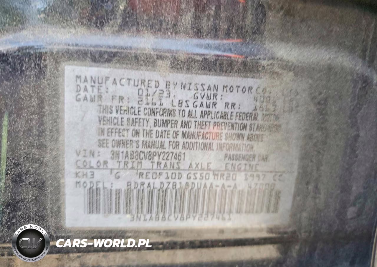 2023 Nissan Sentra Sv VIN:3N1AB8CV8PY227461 - 12