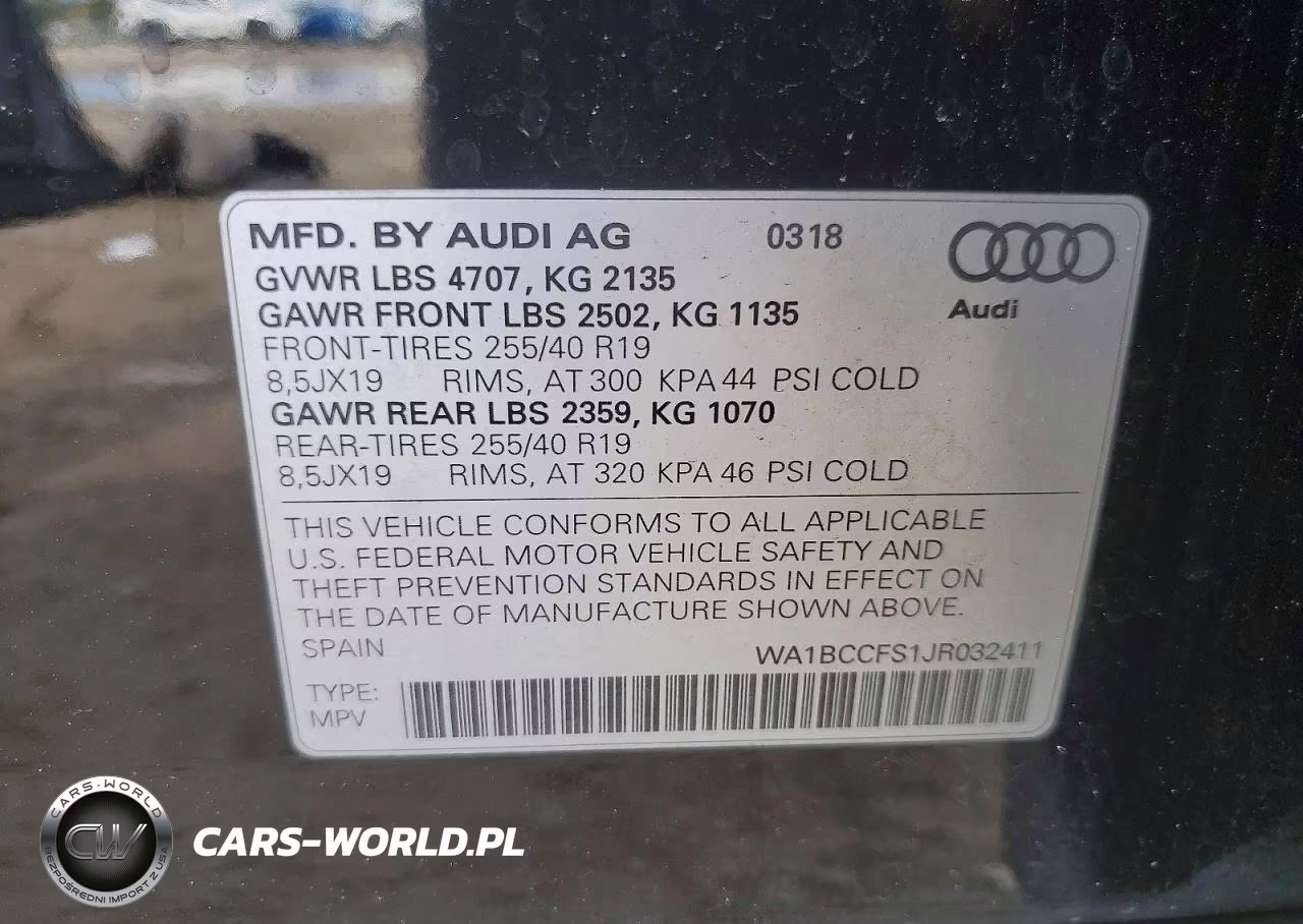 2018 Audi Q3 Premium VIN:WA1BCCFS1JR032411 - 13