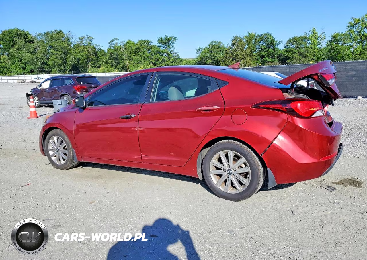 2014 Hyundai Elantra Se VIN:5NPDH4AE4EH537475 - 2