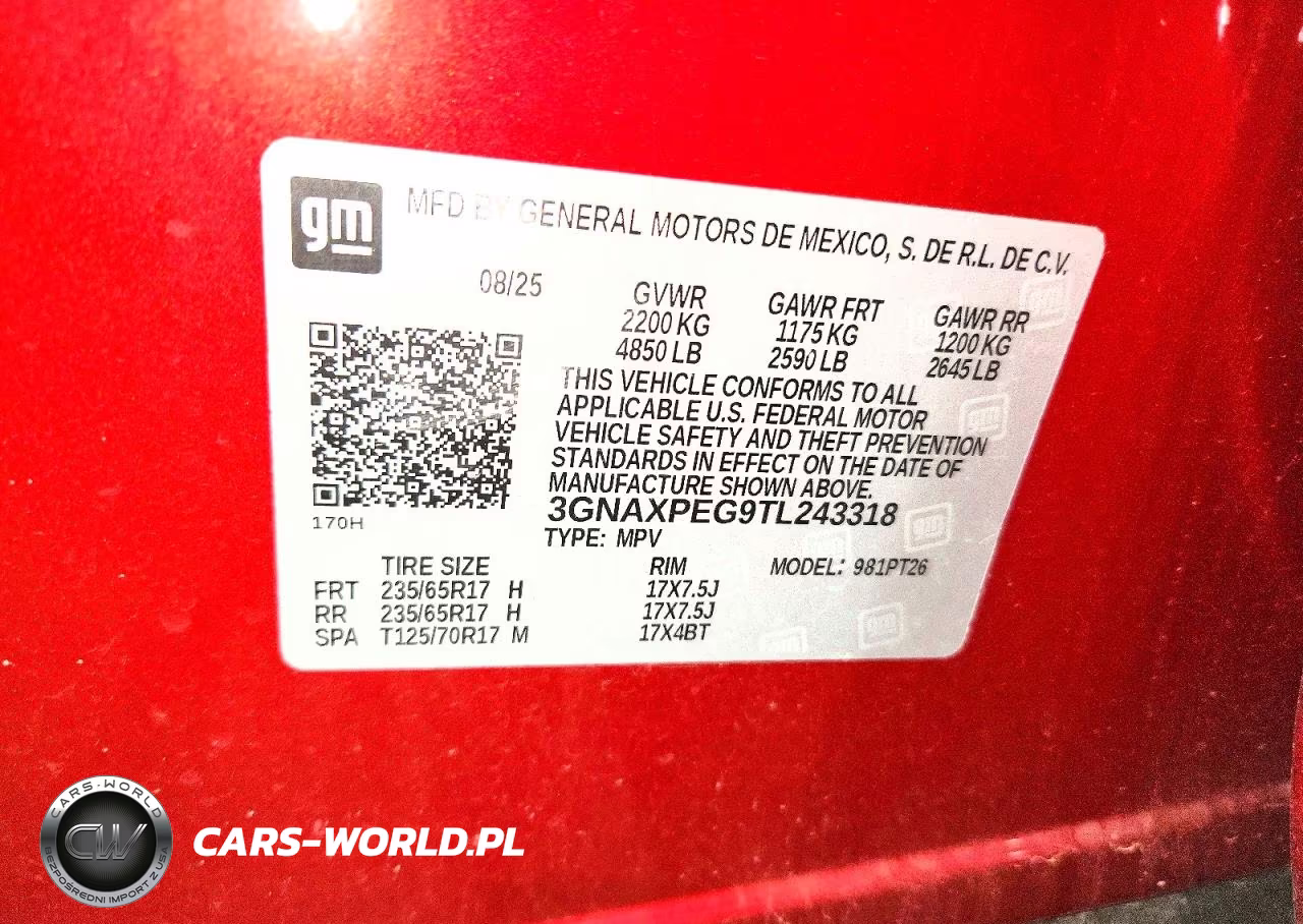 2026 Chevrolet Equinox Lt VIN:3GNAXPEG9TL243318 - 13