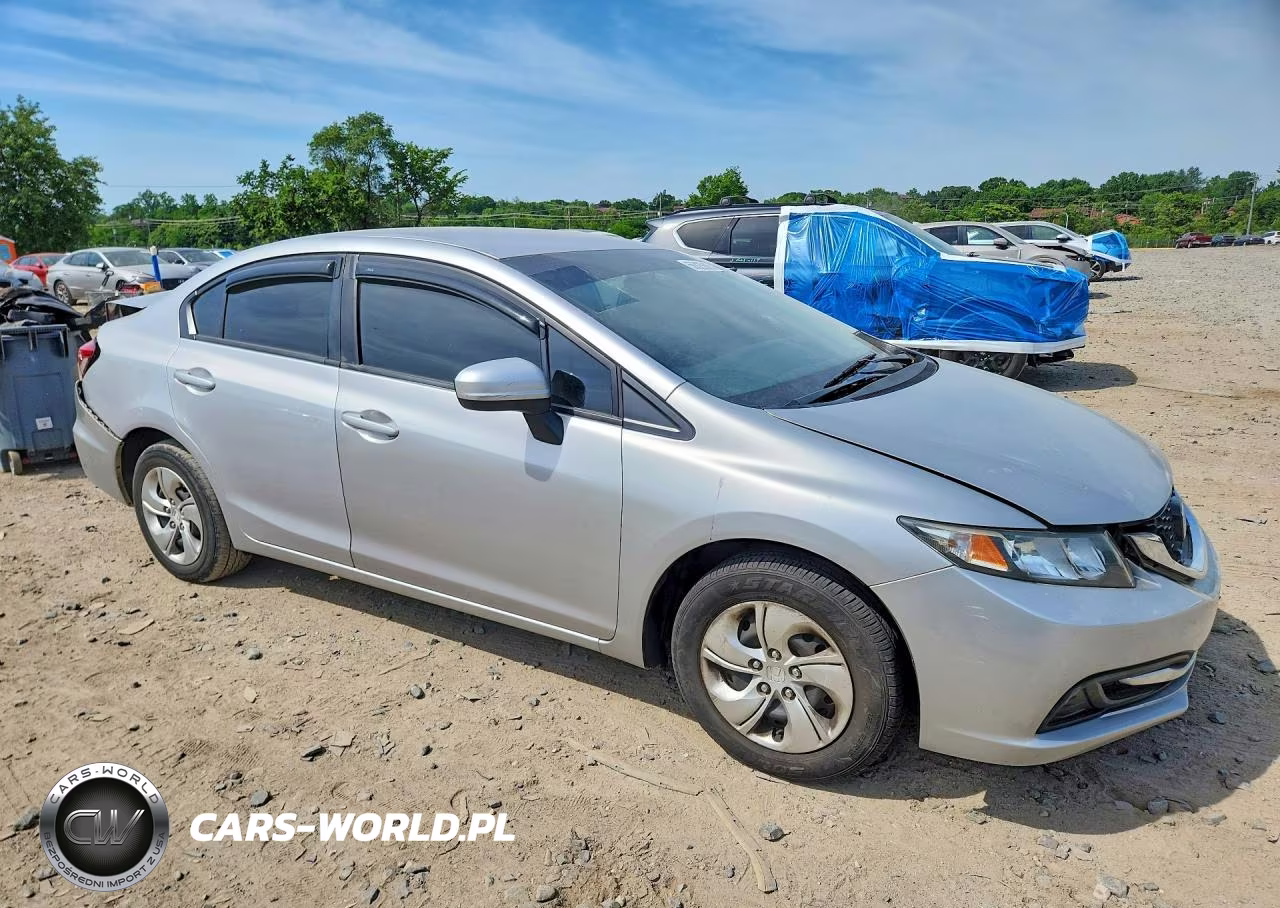 2015 Honda Civic Lx VIN:19XFB2F52FE116707 - 4