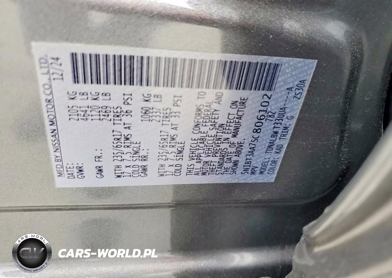 2025 Nissan Rogue S VIN:5N1BT3AA7SC806102 - 13