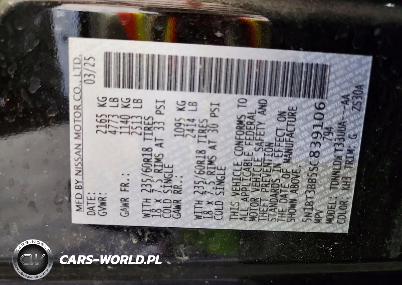 2025 Nissan Rogue Sv VIN:5N1BT3BB5SC839106 - 14
