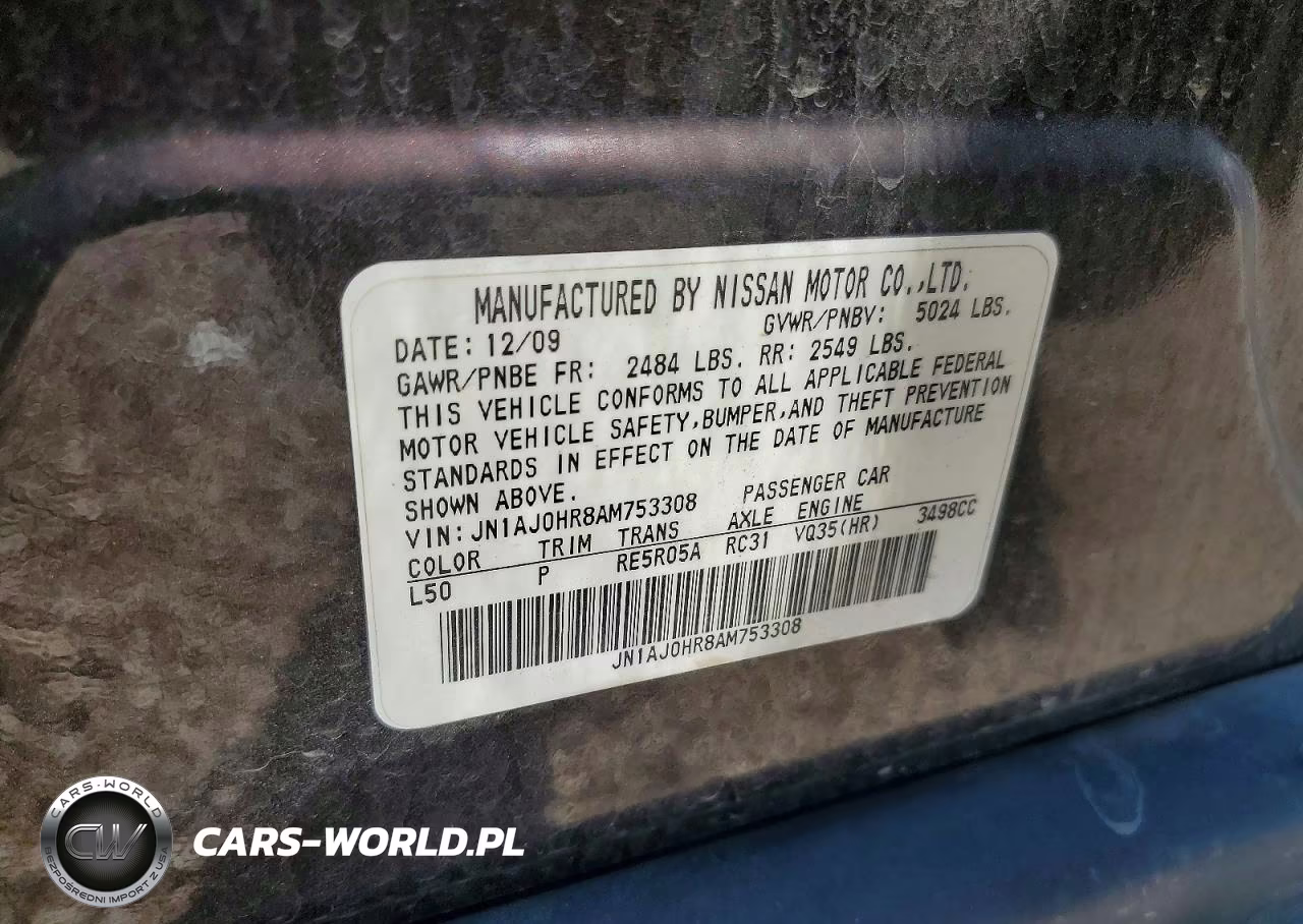 2010 Infiniti Ex35 Base VIN:JN1AJ0HR8AM753308 - 13