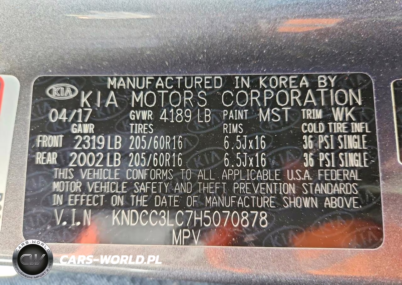 2017 Kia Niro VIN:KNDCC3LC7H5070878 - 13