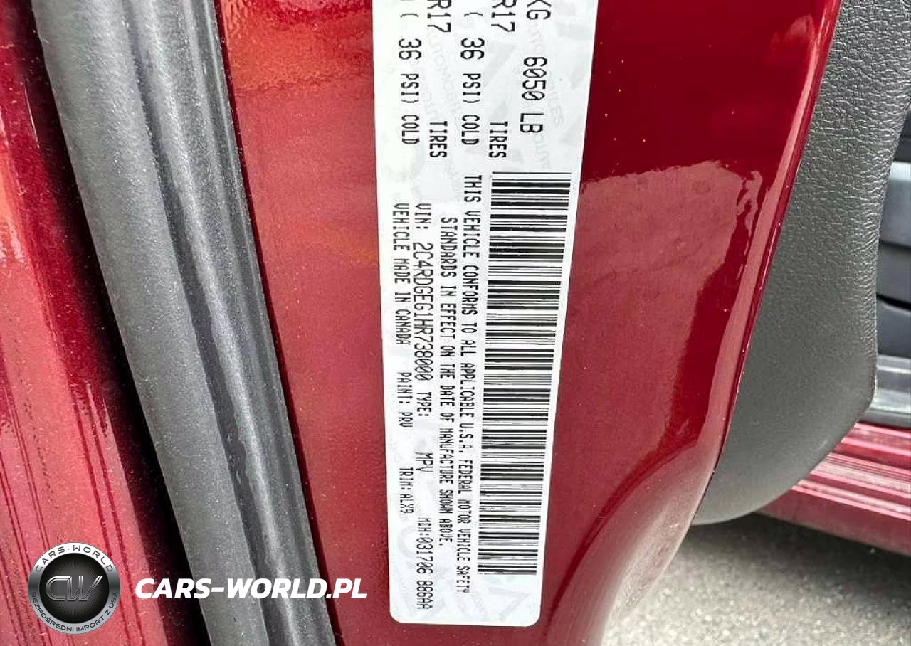 2017 Dodge Grand Caravan Gt VIN:2C4RDGEG1HR738000 - 10