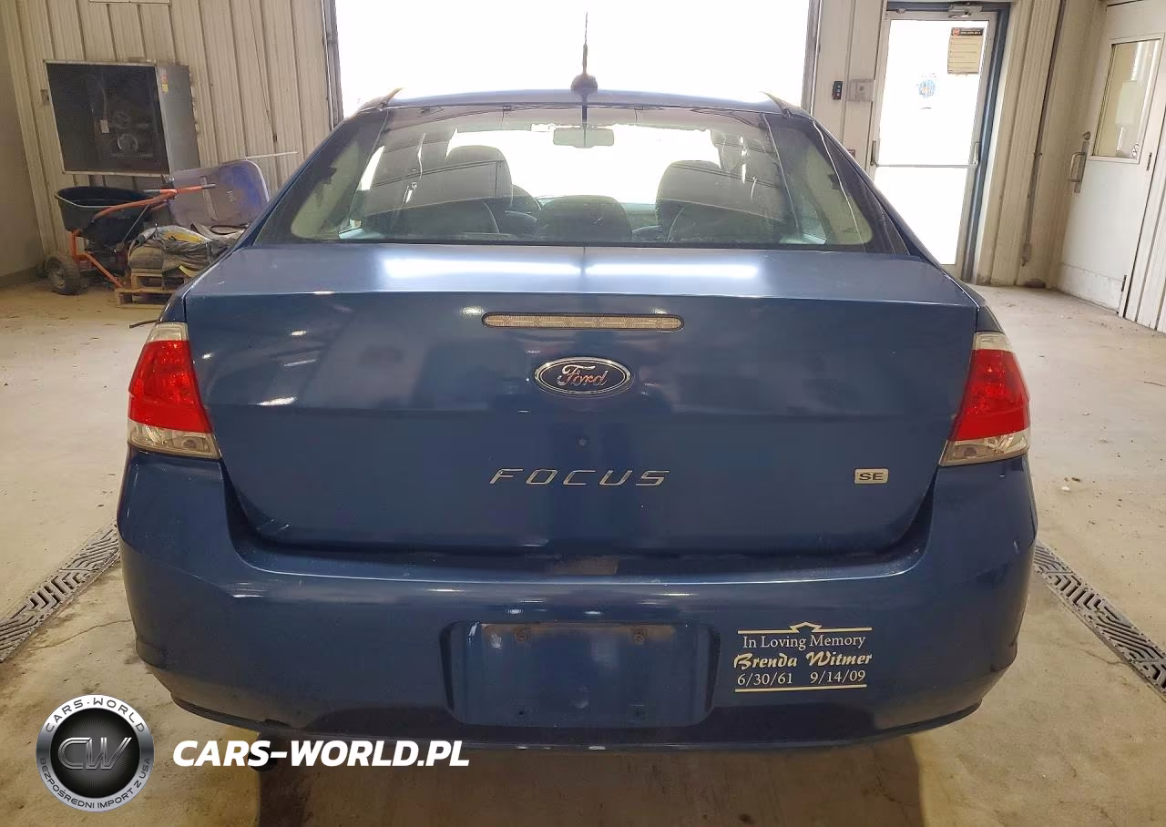 2009 Ford Focus Se VIN:1FAHP35N49W123787 - 6