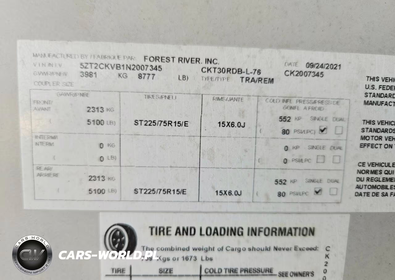 2022 Foresriver Alpha Wolf VIN:5ZT2CKVB1N2007345 - 10