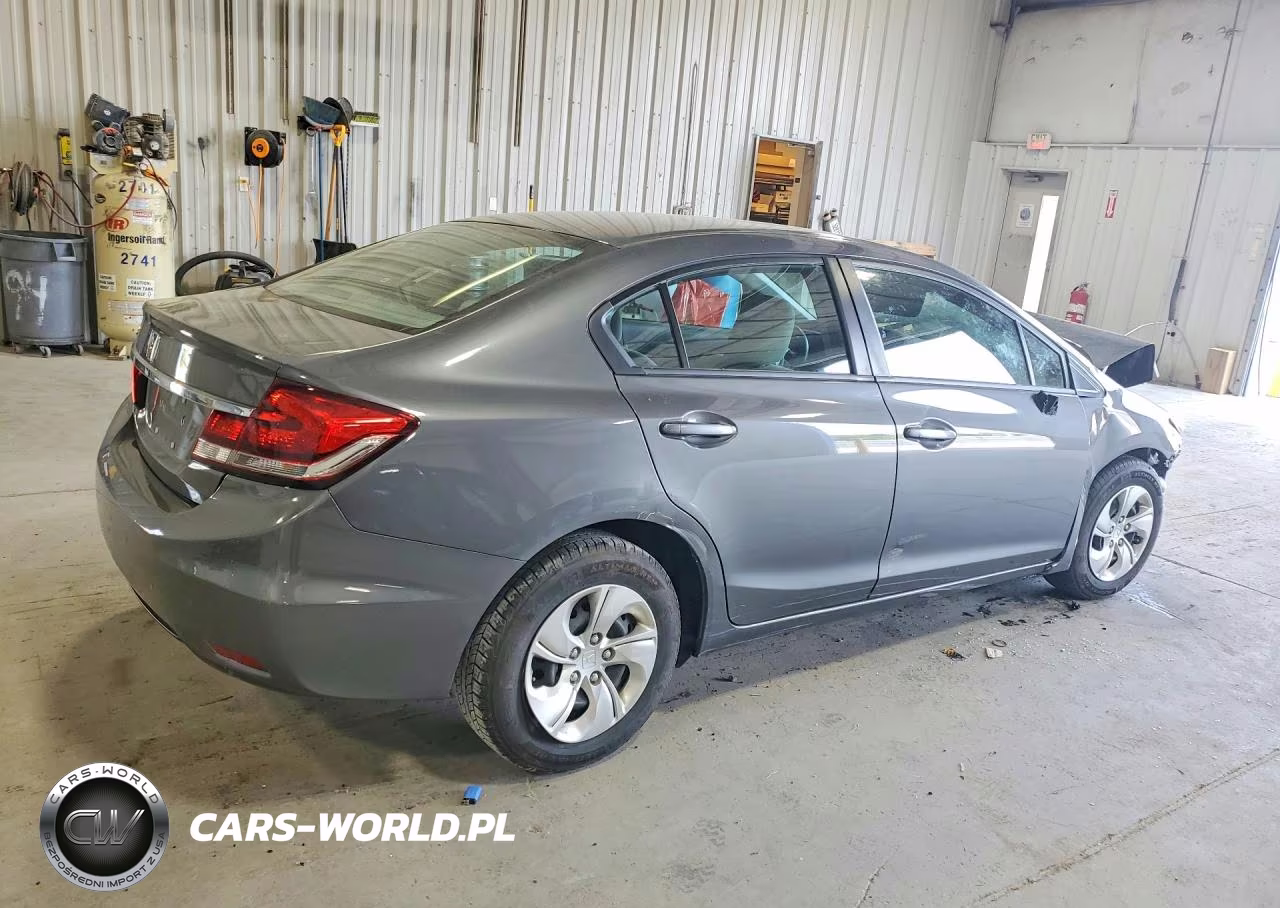 2013 Honda Civic Lx VIN:2HGFB2F54DH504475 - 3