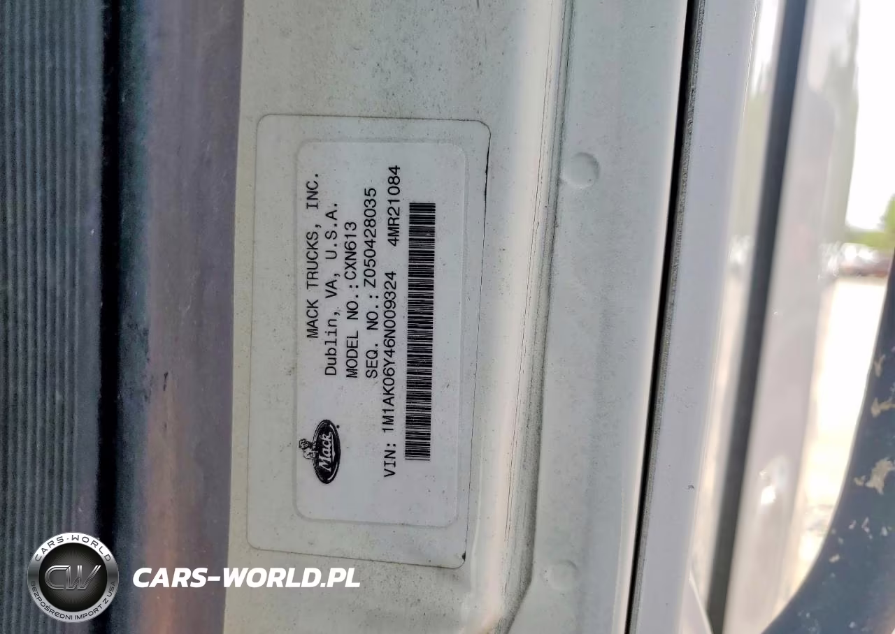 2006 Mack 600 Cxn600 - Semi Truck VIN:1M1AK06Y46N009324 - 10