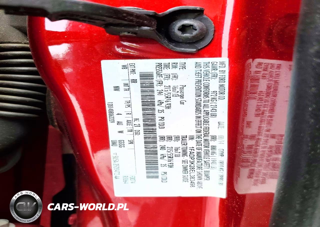 2014 Ford Focus Se VIN:1FADP3K28EL383498 - 12