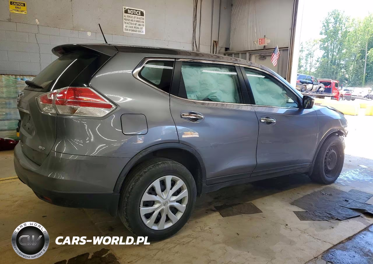2015 Nissan Rogue S VIN:KNMAT2MV9FP583729 - 3