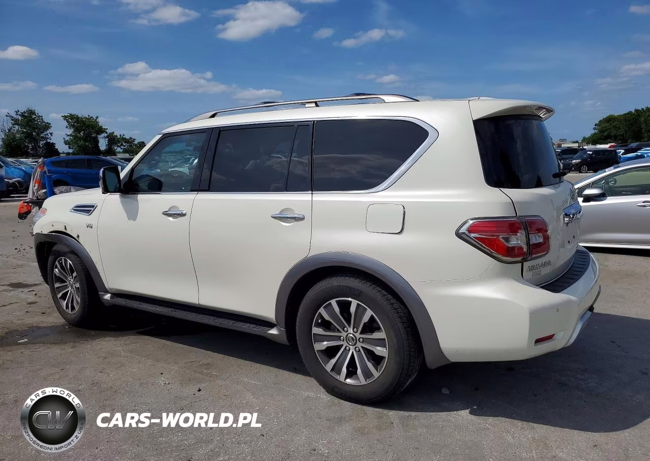2017 Nissan Armada Sl VIN:JN8AY2ND5H9007607 - 2