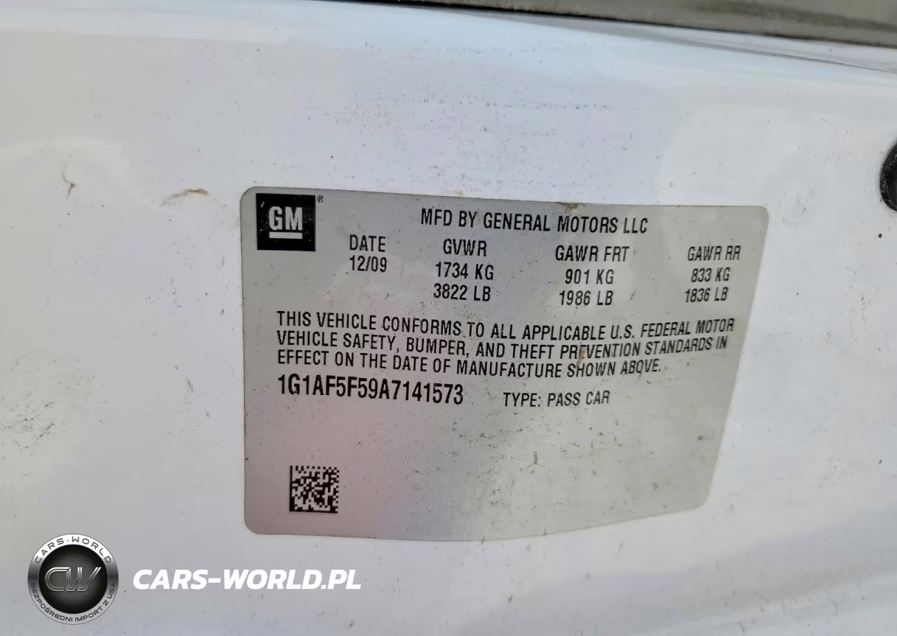 2010 Chevrolet Cobalt 2Lt VIN:1G1AF5F59A7141573 - 12