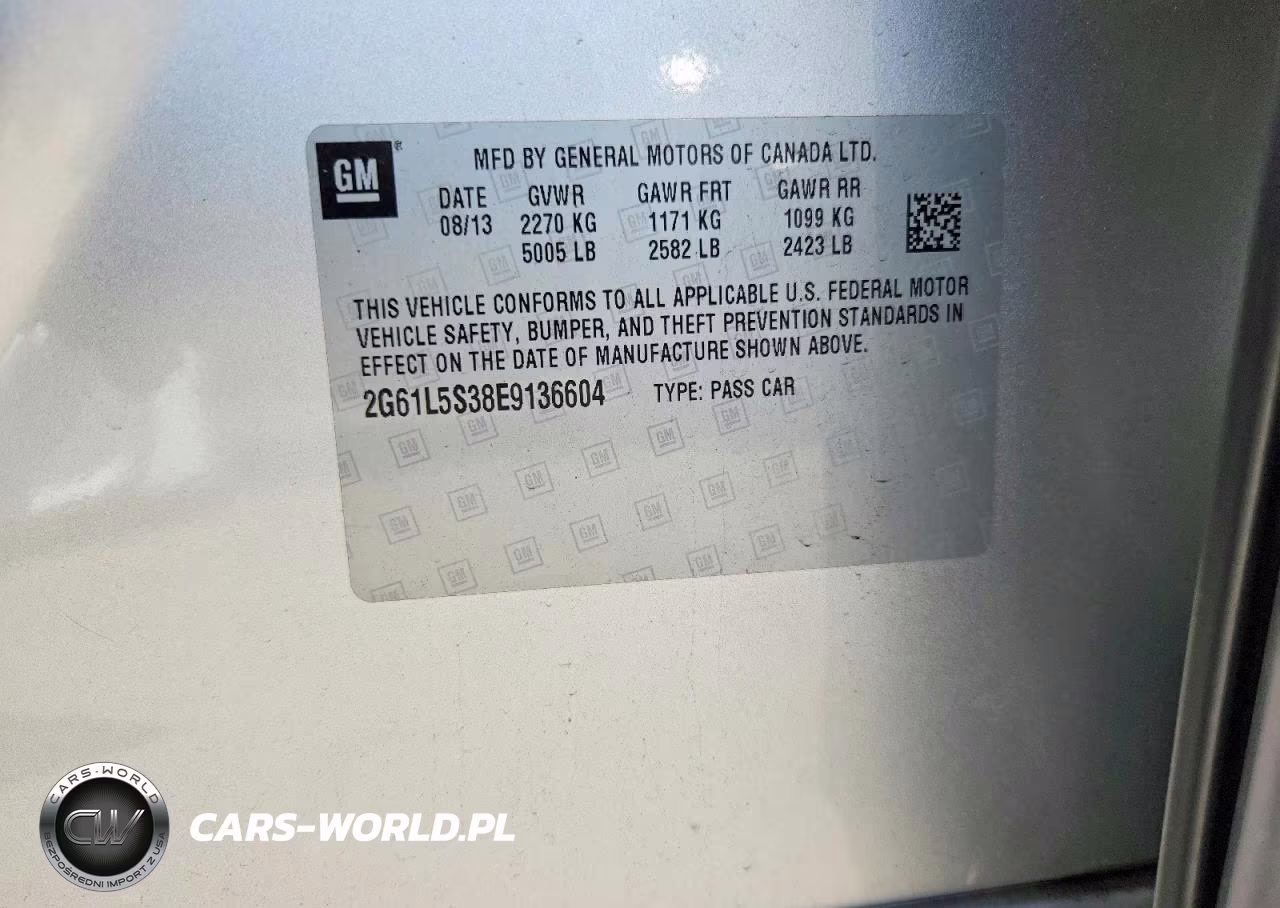 2014 Cadillac Xts VIN:2G61L5S38E9136604 - 12