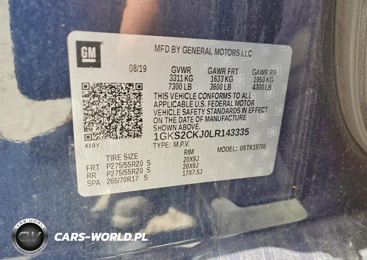 2020 GMC Yukon Denali VIN:1GKS2CKJ0LR143335 - 13
