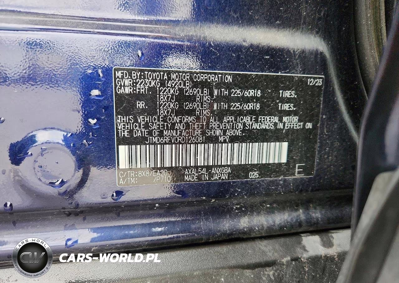 2024 Toyota Rav4 Limited VIN:JTMD6RFV0RD126081 - 13