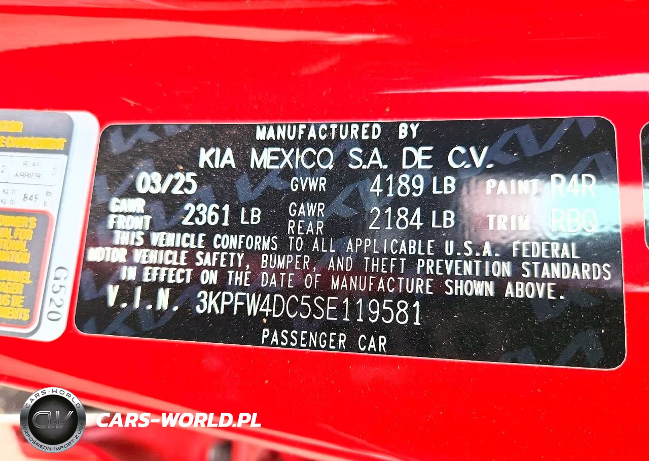 2025 Kia K4 Gt-Line Turbo VIN:3KPFW4DC5SE119581 - 12