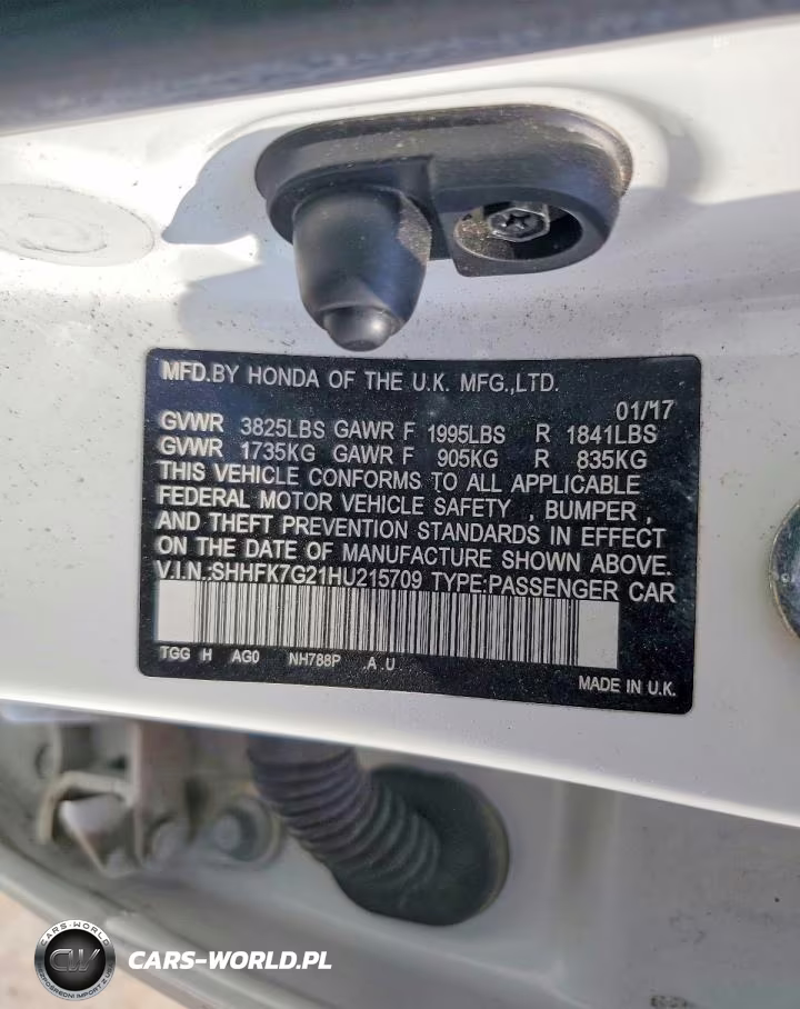 2017 Honda Civic Lx VIN:SHHFK7G21HU215709 - 12