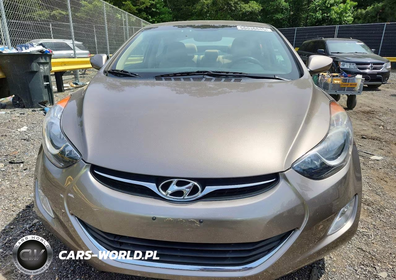 2013 Hyundai Elantra Gls VIN:5NPDH4AE9DH444482 - 5