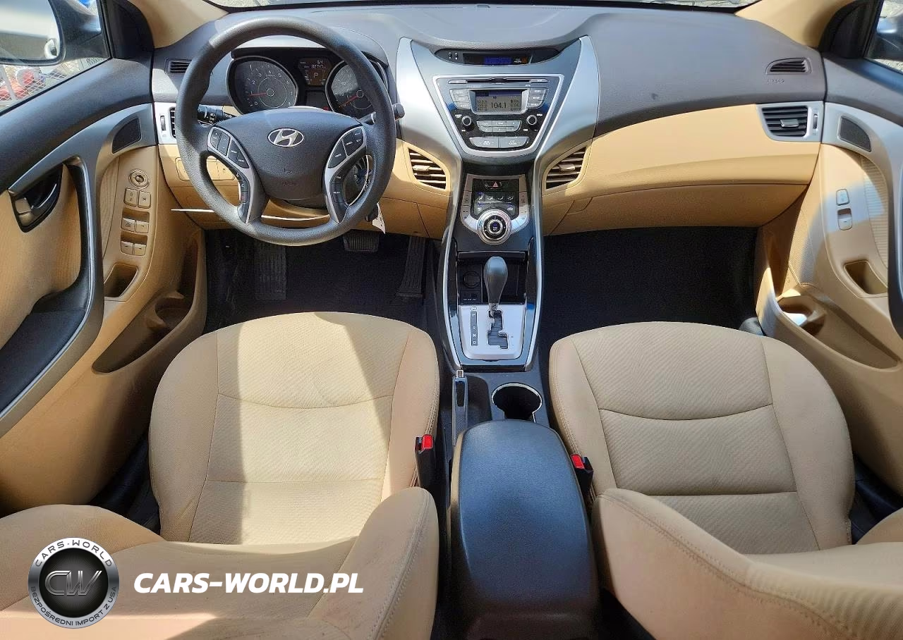 2013 Hyundai Elantra Gls VIN:5NPDH4AE9DH444482 - 8